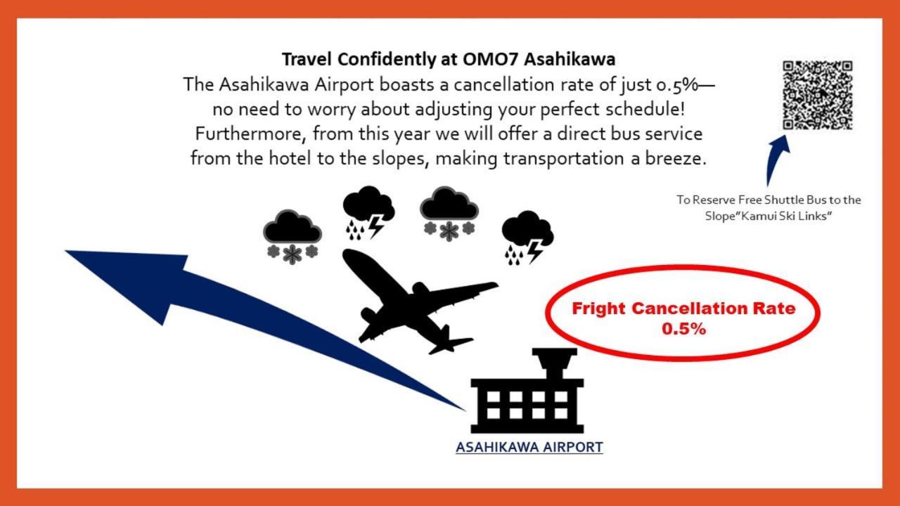 Omo7 Asahikawa By Hoshino Resorts מראה חיצוני תמונה Asahikawa Airport advertisement